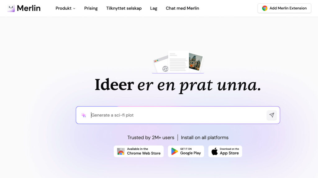 Merlin-bilde-av-nettsiden