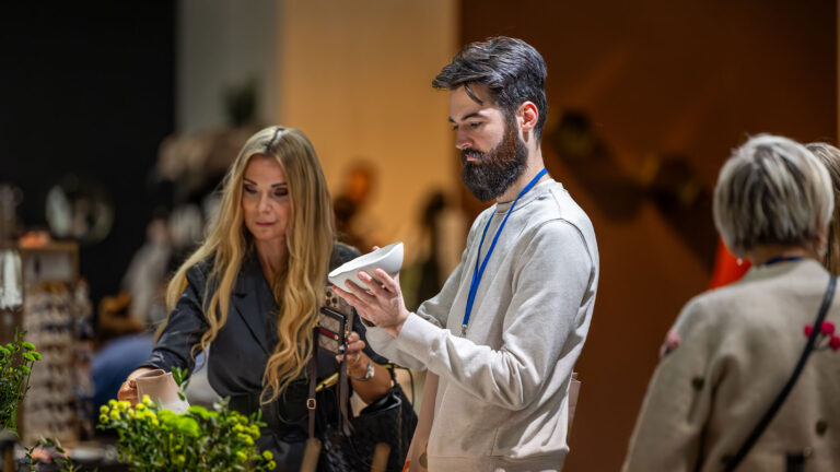 Publikum på-Norges mest betydningsfulle designmesse