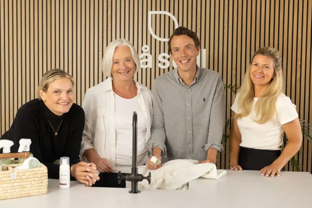 Teamet til på stell som har mersalg i fokus