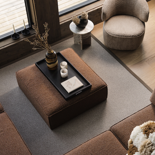 Interiørdesign fra Vrådal Jordtoner kvadrat