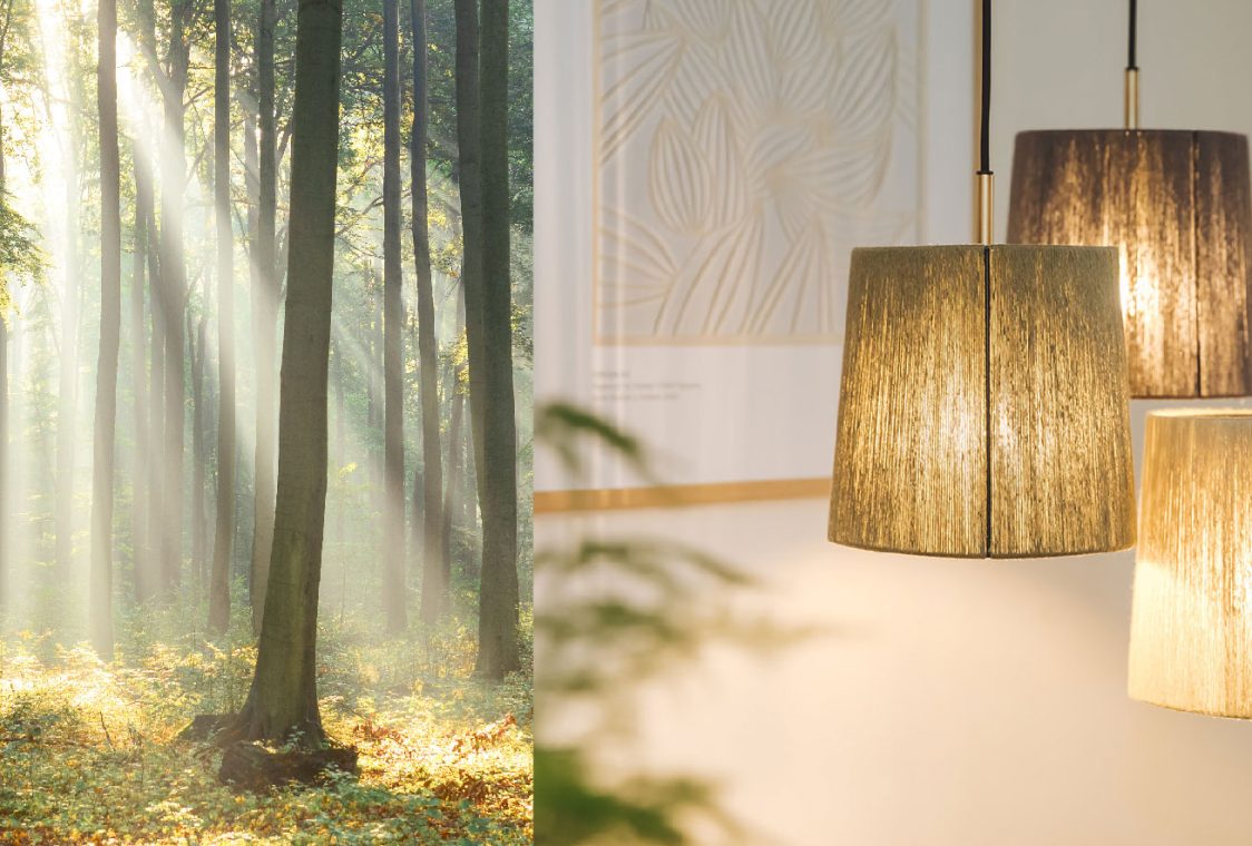 Skog og lamper fra Inezez